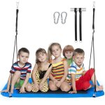 Balancoire dearbre, plate - forme de 60 pouces de large pour enfants et adultes, supporte jusqua 700 ...