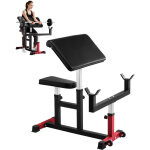 Vevor banc a biceps charge maximale de 200 kg, pupitre a biceps pour entrainement avec halteres et barre ...