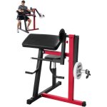 Vevor banc a biceps triceps 2 - en - 1, pupitre a biceps pour entrainement avec halteres et barre d?halteres, ...