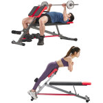 Vevor banc de musculation multifonction pour entrainement complet du corps, banc lombaire hyperextension ...