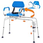 Vevor banc de transfert de baignoire coulissant avec siege pivotant a 360 degres, chaise de douche coulissante ... Vevor banc de transfert de baignoire coulissant avec siege pivotant a 360 degres, chaise de douche coulissante ...