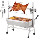 Vevor barbecue a charbon charge 61 kg, rotissoire avec tournebroche electrique 94, 4 cm moteur 42 w, ...
