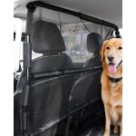 Vevor barriere de separation de voiture pour animal universelle 128 cm de large, filet pare - chien pour ...