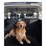 Vevor barriere de separation de voiture pour animal universelle, grille pare - chien reglable, en tube ...