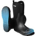 Vevor bottes en caoutchouc pour hommes, embout en acier, bottes de pluie antiderapantes impermeables ...