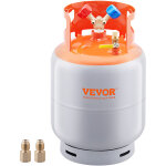 Vevor bouteille de recuperation de refrigerant 13, 6 kg cylindre de fluide frigorigene reutilisable 400 ...