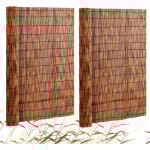 Brise - vue en roseau, 4 x 16, 4 pi, paquet double, cloture exterieure en roseau pour patio et jardin, ...