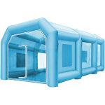 Vevor cabine de peinture gonflable 8 x 4, 5 x 3 m, tente de peinture pour voiture en tissu oxford 210d, ...