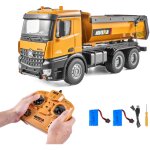 Vevor camion a benne basculante telecommande, 10 canaux, camion - benne rc echelle 1:14, jouet vehicule ...