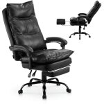 Vevor chaise de bureau avec repose - pieds et coussin lombaire, fauteuil de direction ergonomique, siege ... Vevor chaise de bureau avec repose - pieds et coussin lombaire, fauteuil de direction ergonomique, siege ...