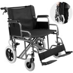 Vevor chaise de transport pour adulte, fauteuil roulant pliable en acier au carbone avec accoudoirs amovibles, ... Vevor chaise de transport pour adulte, fauteuil roulant pliable en acier au carbone avec accoudoirs amovibles, ...