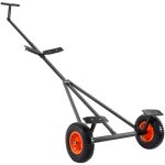 Vevor chariot de remorque de bateau, capacite de charge de languette 190 kg, pneus pneumatiques 40 cm, ...