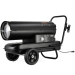 Vevor chauffage a air pulse au kerosene diesel, 70000 btu, chauffage deappoint portable, controle du ...