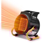 Chauffage de serre ptc, 2000 w, chauffage de tente de culture electrique portable, a 3 vitesses, protection ...
