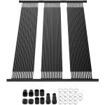 Vevor chauffage solaire de piscine, 1235x3060 mm, chauffe - piscine solaire universel en pehd, resistant ...