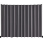 Vevor cloison de separation en tissu, separateur de piece portable avec roulettes, paravent de confidentialite ...