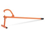 Vevor cric a buches 1219 mm, leve - buches a manche en metal, diametre 38 cm, leve - tronc dearbre robuste, ...