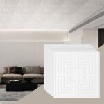 Vevor dalles de plafond , lot de 12, 24 x 24 po, dalles de plafond suspendues, feuille de pvc de qualite ...