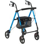 Mophorn - vevor deambulateur pour personnes agees et adultes, rollator pliable en aluminium leger avec ...