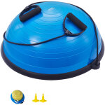 Vevor demi - ballon fitness 62 cm, ballon deequilibre capacite 300 kg, station deequilibre avec bande ...