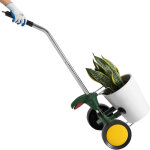 Vevor diable de transport pour plantes en pot, chariot deplace pots de fleurs de jardin robuste, avec ...