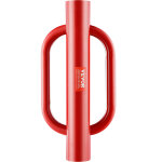 Vevor enfonce - pieux de cloture, diametre interieur 101, 6 mm, pilon de poteau en t manuel avec poignees ...