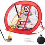 Vevor filet deentrainement au golf pop up, filet de chipping portable, interieur et exterieur, filet ... Vevor filet deentrainement au golf pop up, filet de chipping portable, interieur et exterieur, filet ...