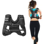 Vevor gilet leste, 5, 54 kg, veste de poids a boucle reglable pour homme et femme avec bande reflechissante, ...