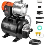 Vevor groupe de surpression, 735 w, pompe de puits peu profonde avec reservoir sous pression 19 l, 3785 ... Vevor groupe de surpression, 735 w, pompe de puits peu profonde avec reservoir sous pression 19 l, 3785 ...