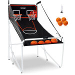 Vevor jeu dearcade de basketball pliable pour 2 joueurs, panier de basketball a double tir a domicile, ...