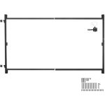 Vevor kit de construction de portail, pour ouvertures 1524 - 2438 mm large, kit cadre de portail complet ...