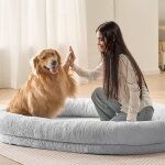 Lit de chien pour humains et animaux de compagnie, 1825x1220x254 mm, grand panier pour chien de taille ...