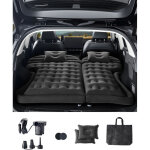 Vevor matelas gonflable pour voiture, lit gonflable epais et floque, matelas de couchage portable et ...