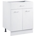 Vevor meuble bas cuisine avec tiroirs, placard de cuisine non assemblee, armoire de base prete a assembler ...
