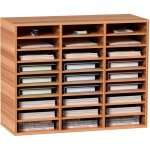 Vevor organisateur de bureau en bois 80x30, 5x63 cm, trieur de fichiers a 27 compartiments, meuble a ... Vevor organisateur de bureau en bois 80x30, 5x63 cm, trieur de fichiers a 27 compartiments, meuble a ...