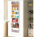 Vevor organisateur de garde - manger a suspendre sur la porte, etagere a epices murale a 8 niveaux, reglable, ...