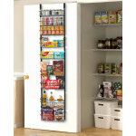 Vevor organisateur de garde - manger a suspendre sur la porte, etagere a epices murale a 9 niveaux, reglable, ...