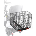 Vevor panier arriere de scooter de mobilite metallique pliable robuste, 450 x 450 x 390 mm, capacite ...