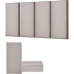 Vevor panneau acoustique mural autocollant, lot de 4, panneaux insonorisants muraux en fibre de verre ...