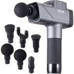 Vevor pistolet de massage musculaire, 8 vitesses, appareil de massage tissus profonds a percussion pour ...