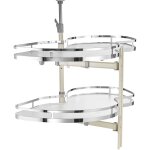 Vevor plateau tournant pour meuble deangle, etagere pivotante pour placard d?angle de 91, 4 cm de largeur, ...