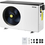 Vevor pompe a chaleur electrique pour piscine, capacite de chauffage 3, 22 - 15, 25 kw, chauffage de ...