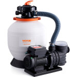 Vevor pompe filtre a sable pour piscines hors - sol, 13000 l / h, kit combine pompe filtration pour piscines, ...