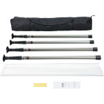 Vevor porte anti - poussiere, kit barriere anti - poussiere avec 4 poteaux telescopiques de 366 cm, sac ... Vevor porte anti - poussiere, kit barriere anti - poussiere avec 4 poteaux telescopiques de 366 cm, sac ...