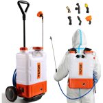 Mophorn - vevor pulverisateur a dos avec chariot, pression reglable 0 - 94 psi, reservoir 15 l sur roues, ... Mophorn - vevor pulverisateur a dos avec chariot, pression reglable 0 - 94 psi, reservoir 15 l sur roues, ...