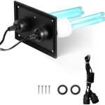 Vevor purificateur deair conduit cvc maison 50 w epurateur deair de conduit de climatisation, longueur ...