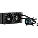 Vevor refroidisseur eau pour processeur aio, refroidisseur liquide pc avec 2 ventilateurs et pompe pwn ...