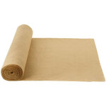 Vevor rouleau toile de jute, 1016 mm x 22, 86 m, chemin de table toile de jute naturelle haute densite ...