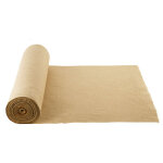 Vevor rouleau toile de jute, 914 mm x 45, 7 m, chemin de table toile de jute naturelle haute densite ...