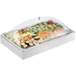 Vevor saladette refrigeree a poser avec 1 plateau de service en acier inoxydable, vitrine refrigeree ... Vevor saladette refrigeree a poser avec 1 plateau de service en acier inoxydable, vitrine refrigeree ...